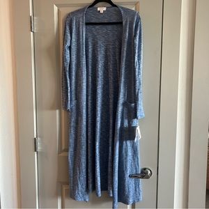 Lularoe Sarah Blue Duster Cardigan